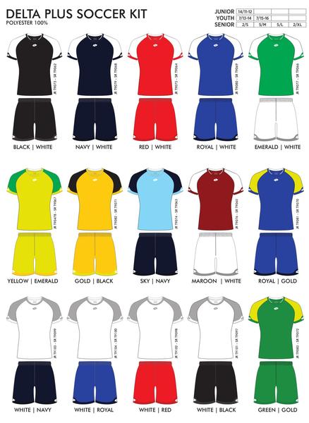 Lotto Delta Soccer Kit  Set of 14 - Tenth Sports